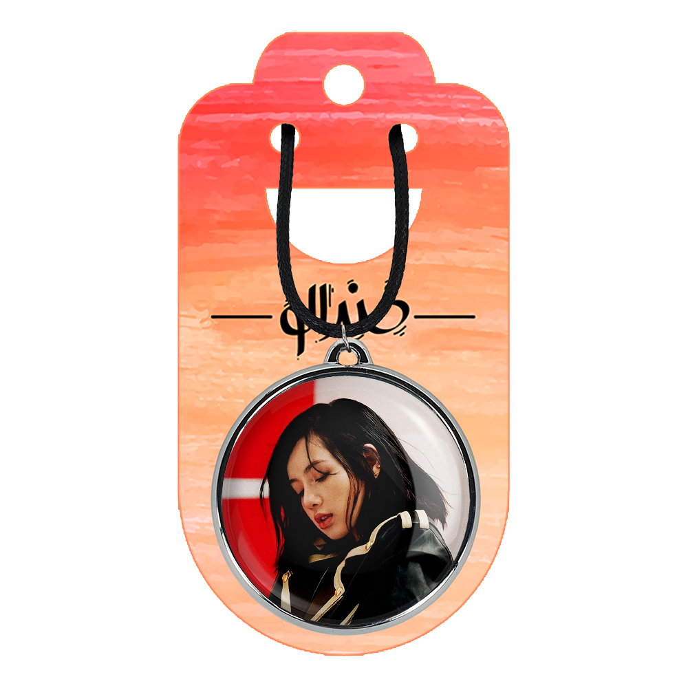 گردنبند خندالو مدل لیسا بلک پینک کد 1432114323