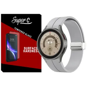 بند سوپرسی مدل Magnetic-ORG-SC مناسب برای ساعت هوشمند سامسونگ Galaxy Watch 6 40mm / 6 44mm / Classic 43mm / Classic 47mm