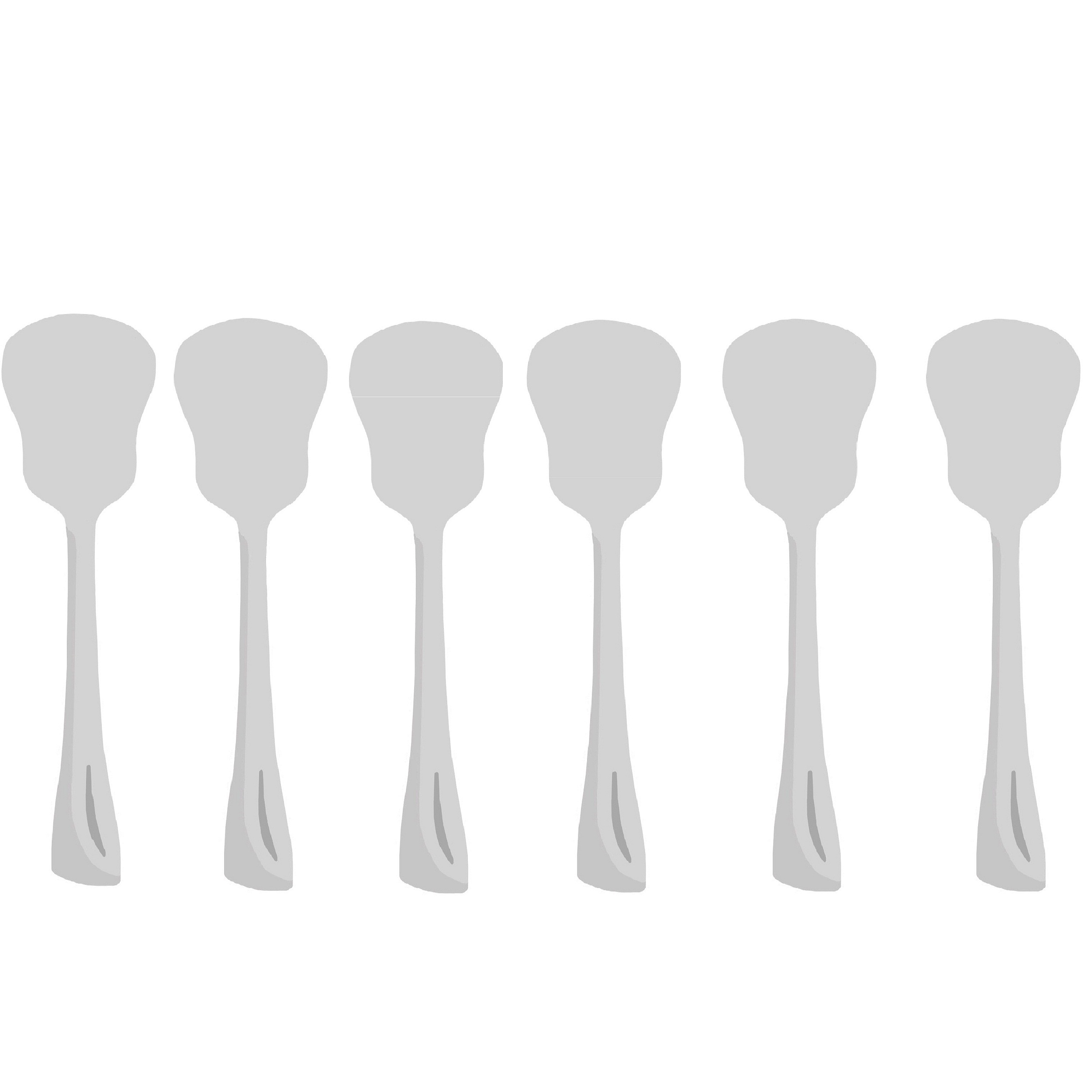 قاشق بستنی خوری مدل TB بسته 6 عددی