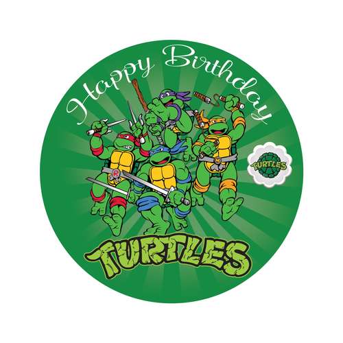 بنر تم تولد طرح لاکپشت های نینجا کد B-SED_3367