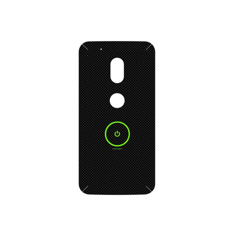 برچسب پوششی ماهوت مدل Minimal Power Button مناسب برای گوشی موبایل موتورولا Moto G4 Play
