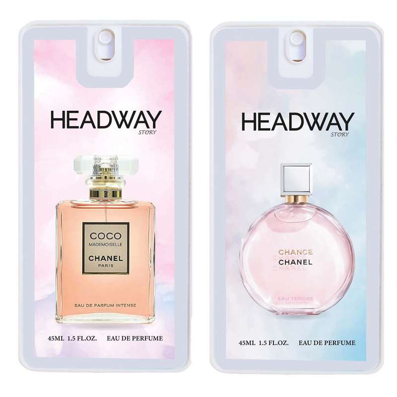 عطر جیبی زنانه هدوی مدل چنس شنل و کوکو شنل حجم 45 میلی لیتر مجموعه 2 عددی عطر جیبی زنانه هدوی مدل چنس شنل و کوکو شنل حجم 45 میلی لیتر مجموعه 2 عددی