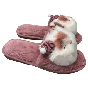 دمپایی حوله‌ای بچگانه مدل خزدار کد 231