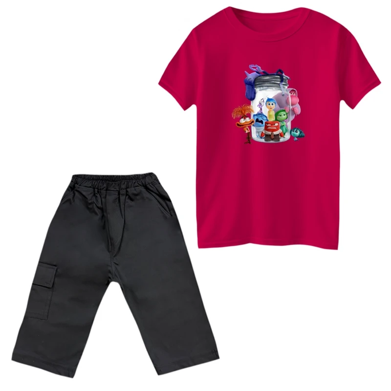 ست تی‌شرت و شلوارک دخترانه مدل کوتوله ها