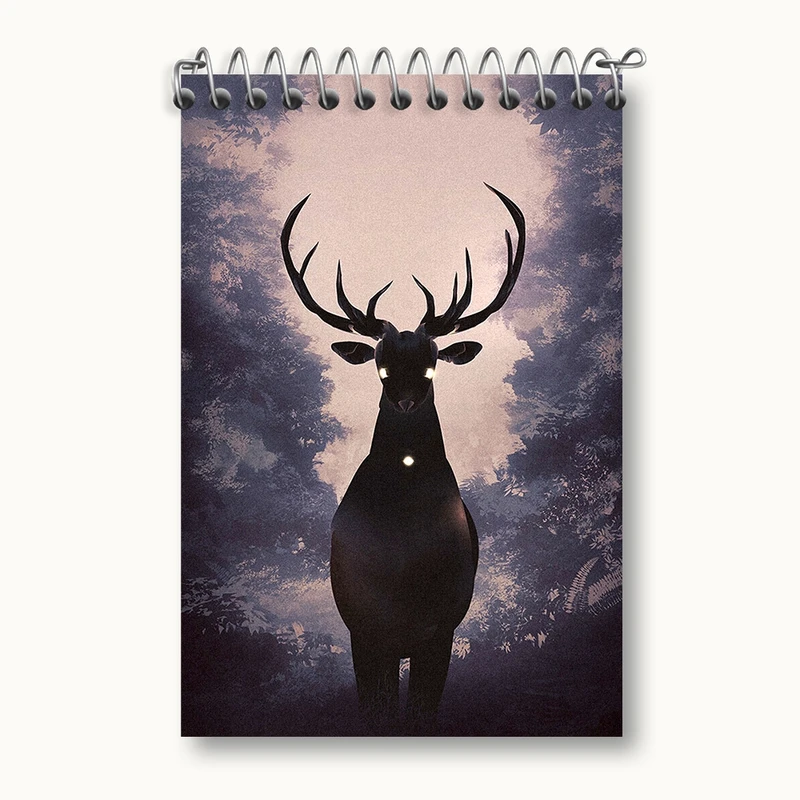 دفتر یادداشت 50 برگ خندالو مدل گوزن کد F320