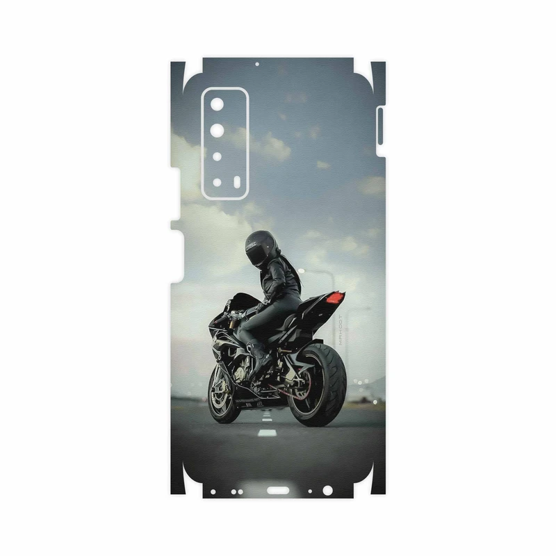 برچسب پوششی ماهوت مدل Motorcycling-FullSkin مناسب برای گوشی موبایل هوآوی Y7a