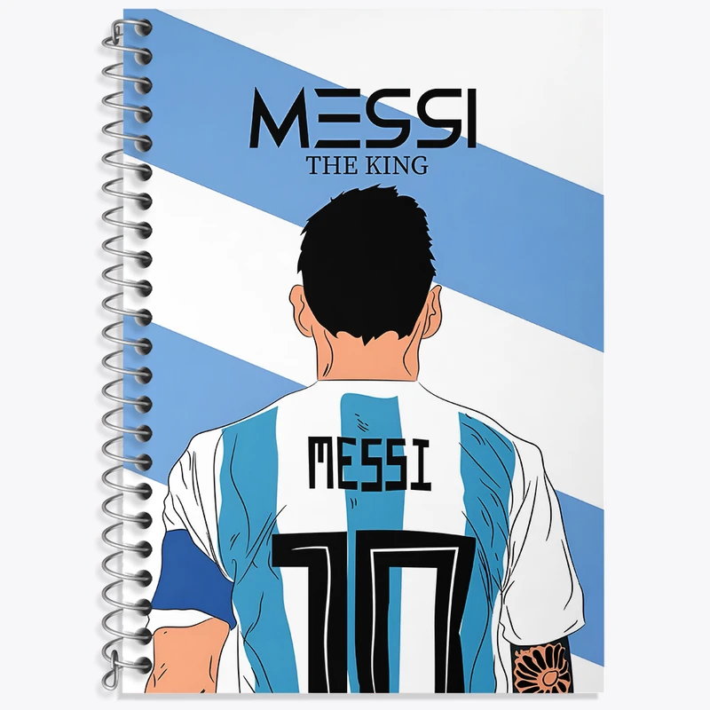 دفتر نت موسیقی 50 برگ خندالو طرح لیونل مسی کد N2829