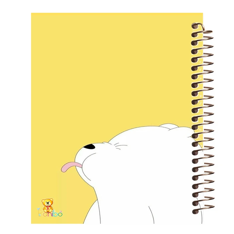 دفتر مشق 100 برگ بانیبو طرح خرس کد 598
