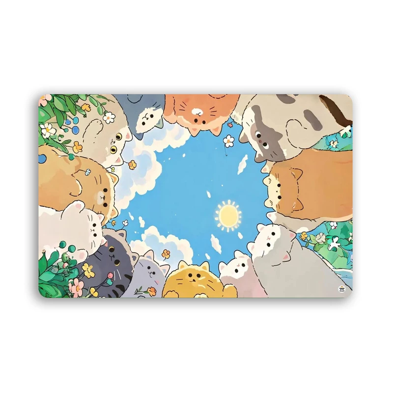 ماوس پد گیمینگ شادیت مدل گربه کد1021 سایز 37*24 سانتی متر