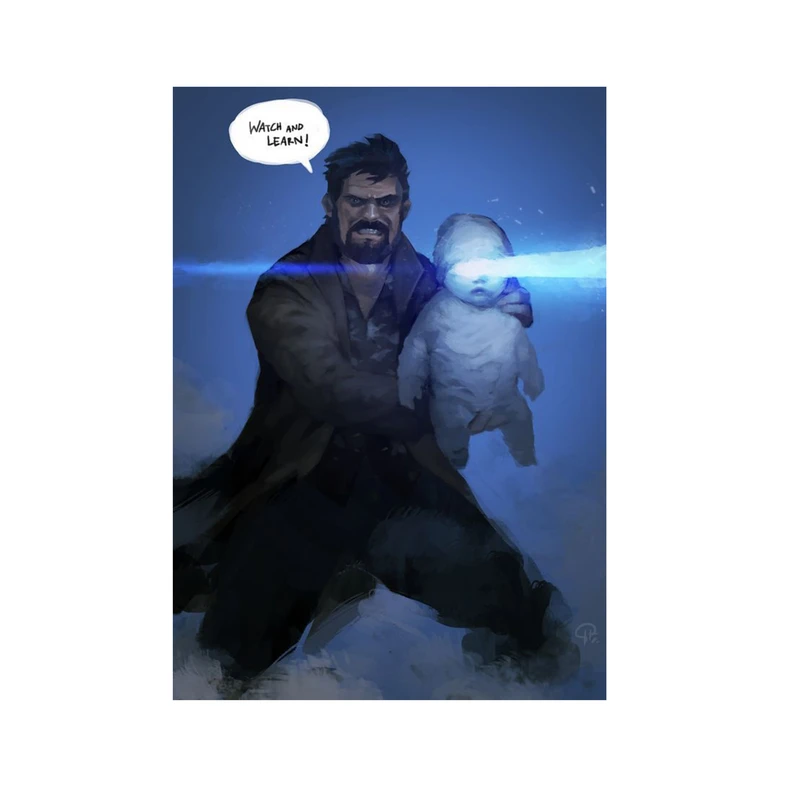 استیکر لپ تاپ و موبایل مدل سریال طرح پسران بوچر the boys billy butcher کد 2340