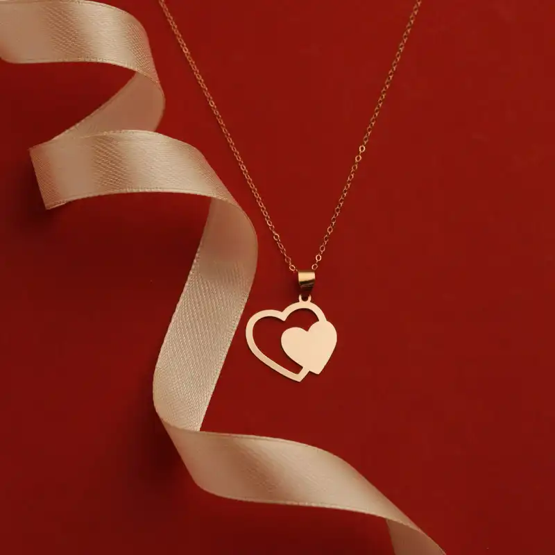 گردنبند طلا 18 عیار زنانه الن نار مدل قلب ELN10323084