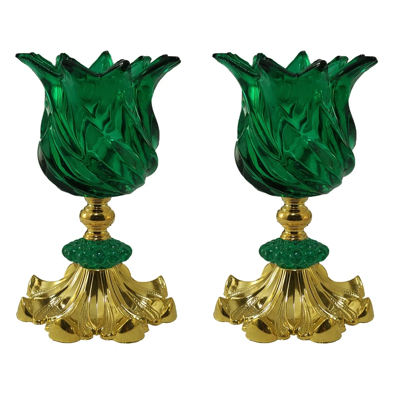 شمعدان مدل رومیزی پیچی کد 031 بسته 2 عددی