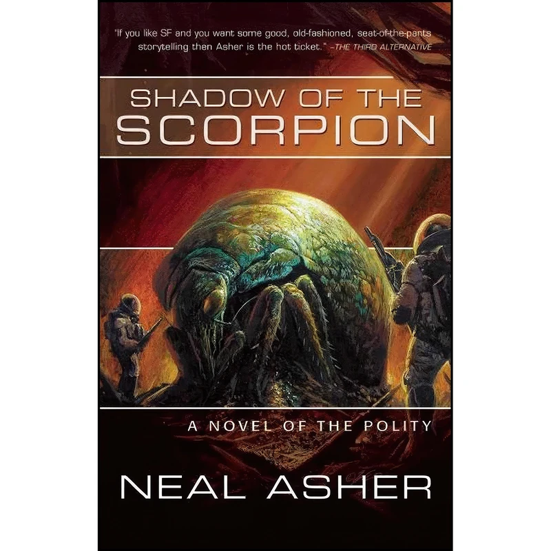 کتاب Shadow of the Scorpion اثر Neal L. Asher انتشارات Night Shade