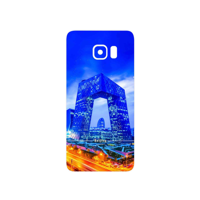 برچسب پوششی ماهوت مدل Beijing city مناسب برای گوشی موبایل سامسونگ Galaxy S6 Edge