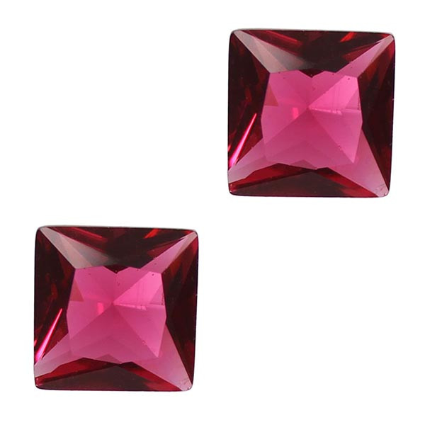 سنگ یاقوت سرخ کد 65091 بسته 2 عددی