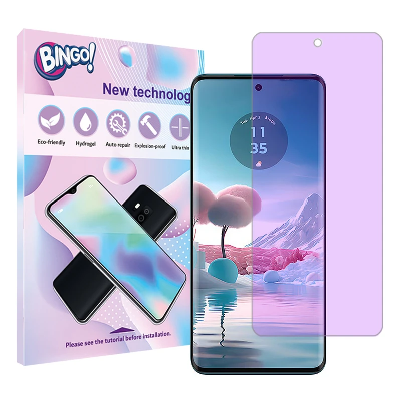 محافظ صفحه نمایش آنتی پرپل بینگو مدل Tough مناسب برای گوشی موبایل موتورولا Edge 40 Neo