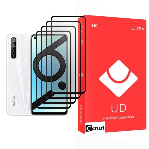 محافظ صفحه نمایش کوکونات مدل UD Ultra MIX004 مناسب برای گوشی موبایل ریلمی 6i بسته چهار عددی