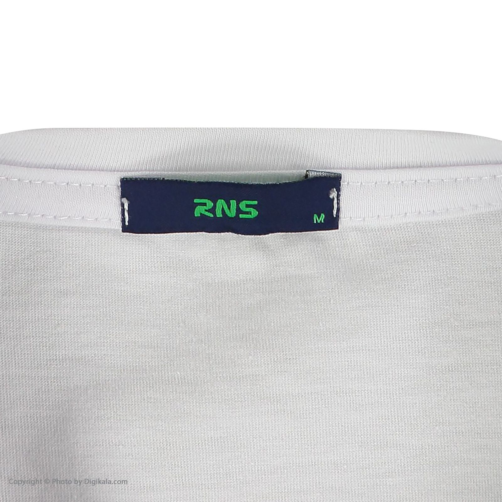 تی شرت آستین کوتاه لانگ مردانه آر اِن اِس مدل 12021316-White -  - 6