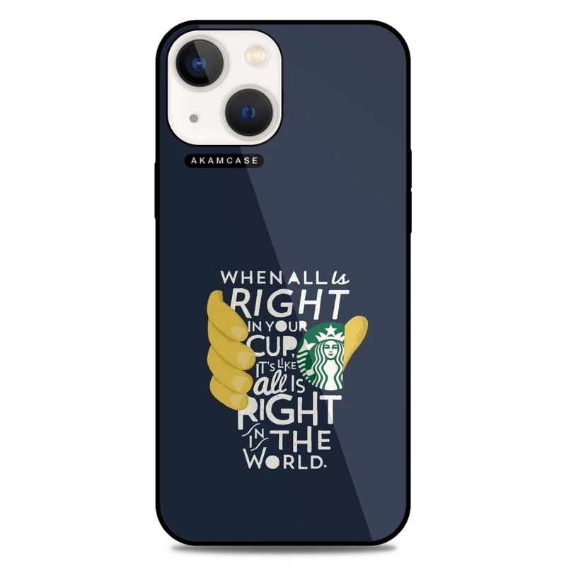 کاور آکام مدل AMC-WA13-STARBUCKS-31 مناسب برای گوشی موبایل اپل iPhone 13