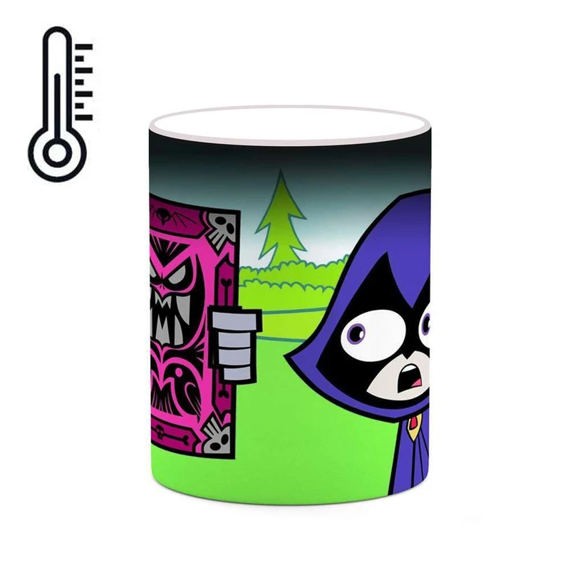 ماگ حرارتی کاکتی مدل کارتون Teen Titans Go کد mgh23375
