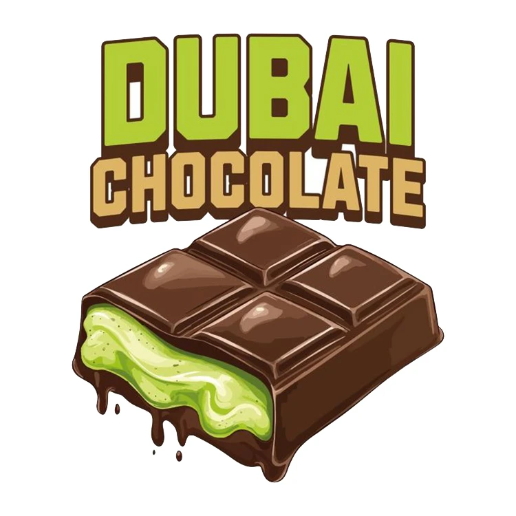 استیکر پارچه و لباس پاد آفرین مدل شکلات دبی کد 3489