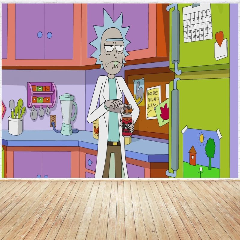 تابلو شاسی مدل سریال ریک و مورتی rick & morty کد 1140