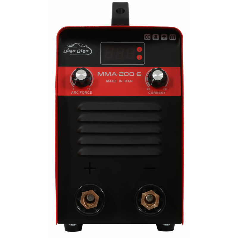 اینورتر جوشکاری 200 آمپر جهان جوش مدل MMA-200E اینورتر جوشکاری 200 آمپر جهان جوش مدل MMA-200E