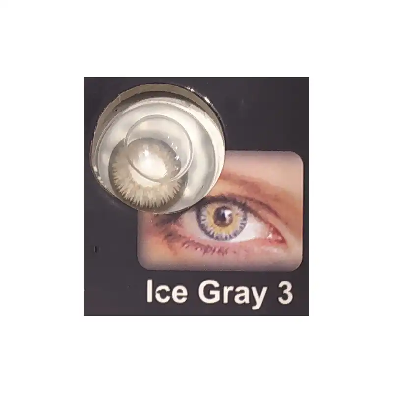 لنز چشم پرو نیو ویژن مدل LG3 رنگ طوسی عسلی