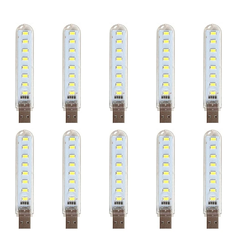چراغ LED یو اس بی مدل 4W بسته 10 عددی