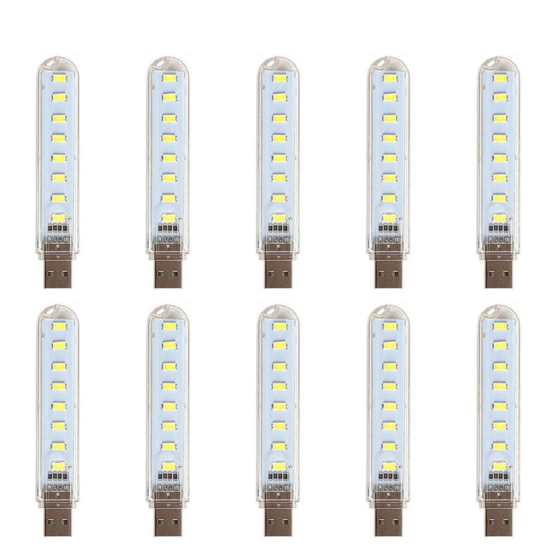 چراغ LED یو اس بی مدل 4W بسته 10 عددی