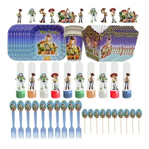 مجموعه 70 عددی پذیرایی تم تولد مدل داستان اسباب بازی