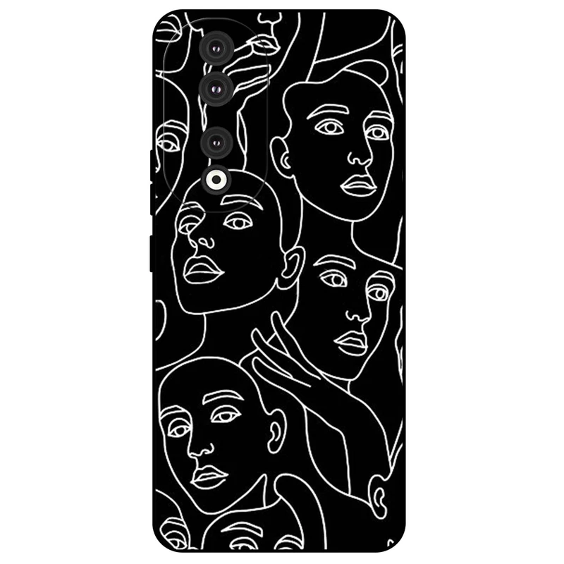 کاور مگافون طرح دخترانه مدل 7762 مناسب برای گوشی موبایل آنر 90     