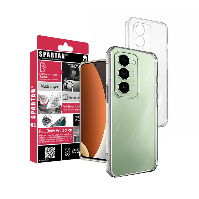 کاور اسپارتان مدل Airbag Four Sided مناسب برای گوشی موبایل شیائومی Redmi 15 4G