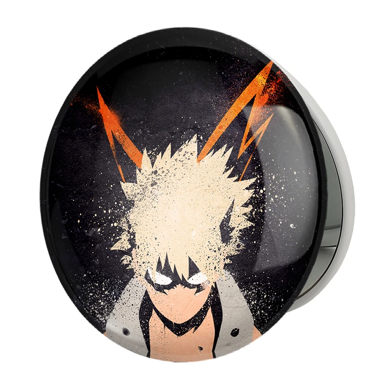 آینه جیبی خندالو طرح باکوگو انیمه آکادمی قهرمان من مدل تاشو کد 16123 