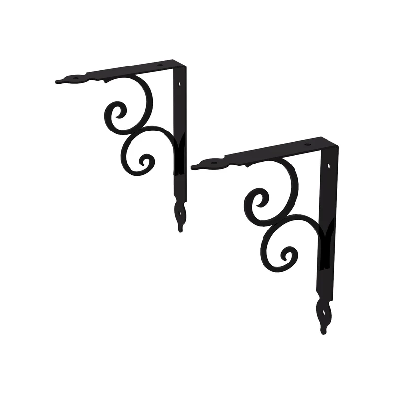 پایه نگهدارنده طبقه دیواری کد SH -04 بسته 2 عددی