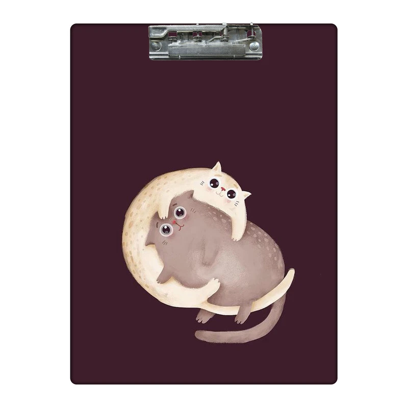 تخته شاسی طرح دو تا گربه تو دل برو کد  8370318 سایز A4