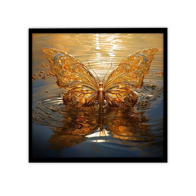 تابلو نوری بکلیت طرح مدرن پروانه مدل B-MID-19308