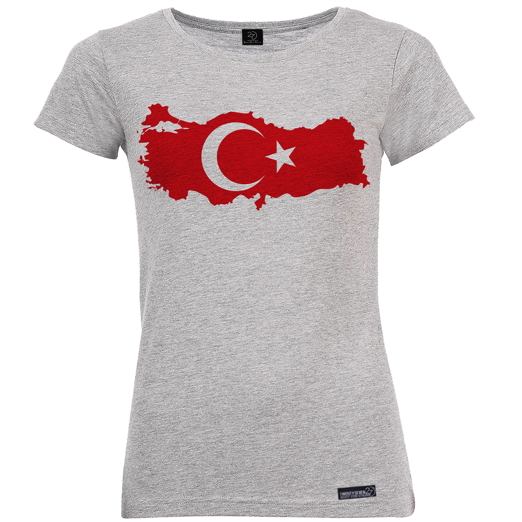 تی شرت آستین کوتاه زنانه 27 مدل Turkey کد MH91