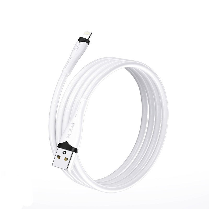 کابل تبدیل USB به لایتنینگ پی زد ایکس مدل V155 طول 1.5 متر