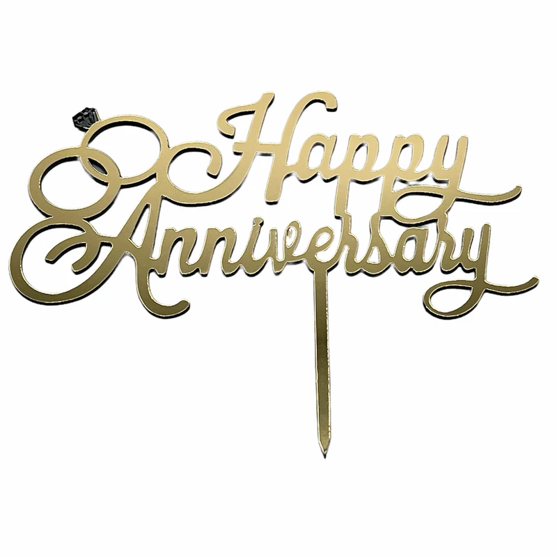 تاپر کیک مدل Happy Anniversary