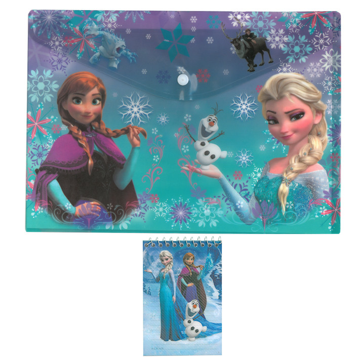 پوشه دکمه دار طرح فروزان کد 180 به همراه دفتر یادداشت