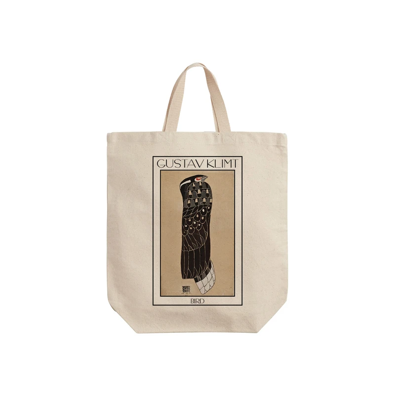 ساک خرید ترمه طراحان ایده مدل پرنده از کلیمت کد art0086 - S