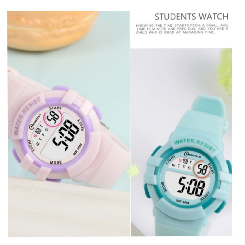 ساعت مچی دیجیتال بچگانه مینگ روی مدل Mi1 ساعت مچی دیجیتال بچگانه مینگ روی مدل Mi1