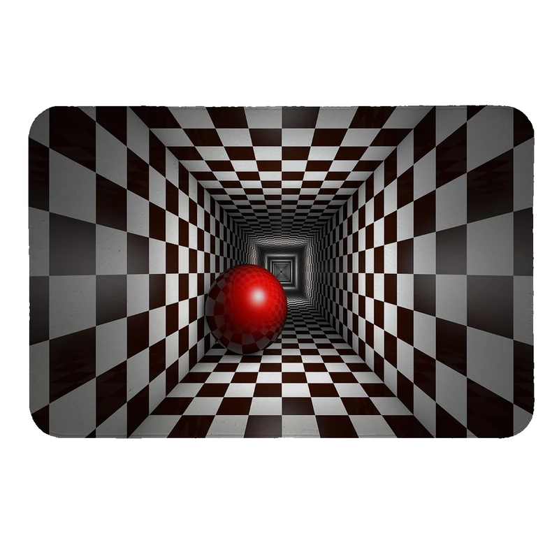 پادری طرح گوی قرمز کد 5358 سایز 50 × 70 سانتی متر