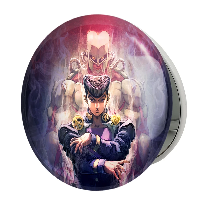 آینه جیبی خندالو طرح هیگاشکاتا جوسکه انیمه جوجو Jojo مدل تاشو کد 11529 