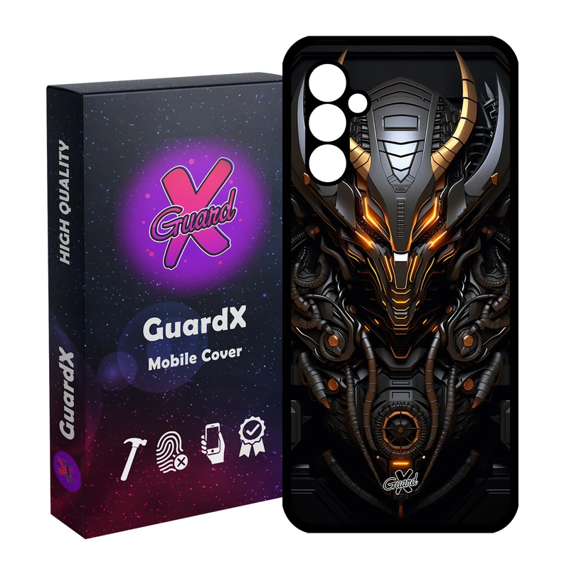 کاور گارد ایکس طرح جنگجو مدل Glass10615 مناسب برای گوشی موبایل سامسونگ Galaxy A24/A24 4G/M34 5G