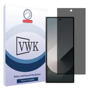 VWK Tough model privacy screen protector suitable for Samsung Galaxy Z Fold6 mobile phone