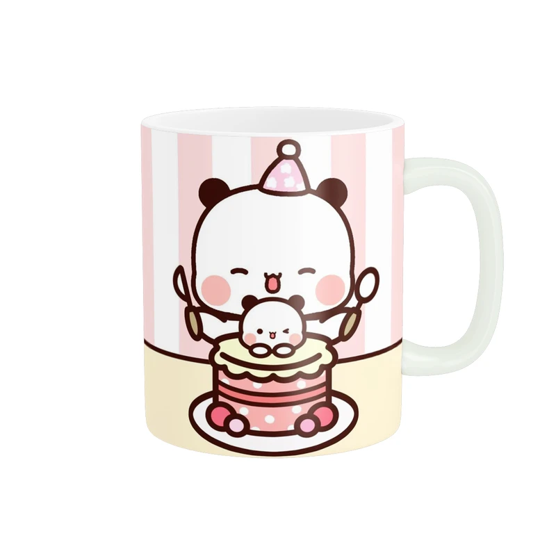 ماگ پاد آفرین مدل فانتزی طرح تولدی تولدت مبارک کیک شمع بادکنک کد p12086