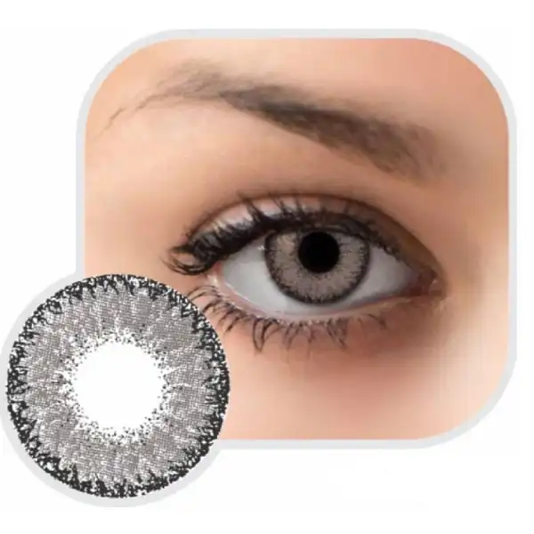 لنز چشم گلمور مدل 9 رنگ خاکستری