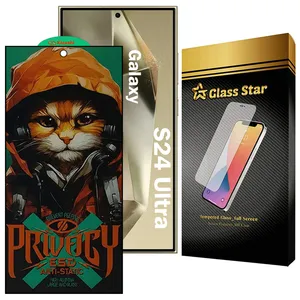 Glass Star CATPRVS Privacy Screen Protector For Samsung Galaxy S24 Ultra 5G
